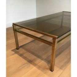 Table Basse Moderniste en Laiton