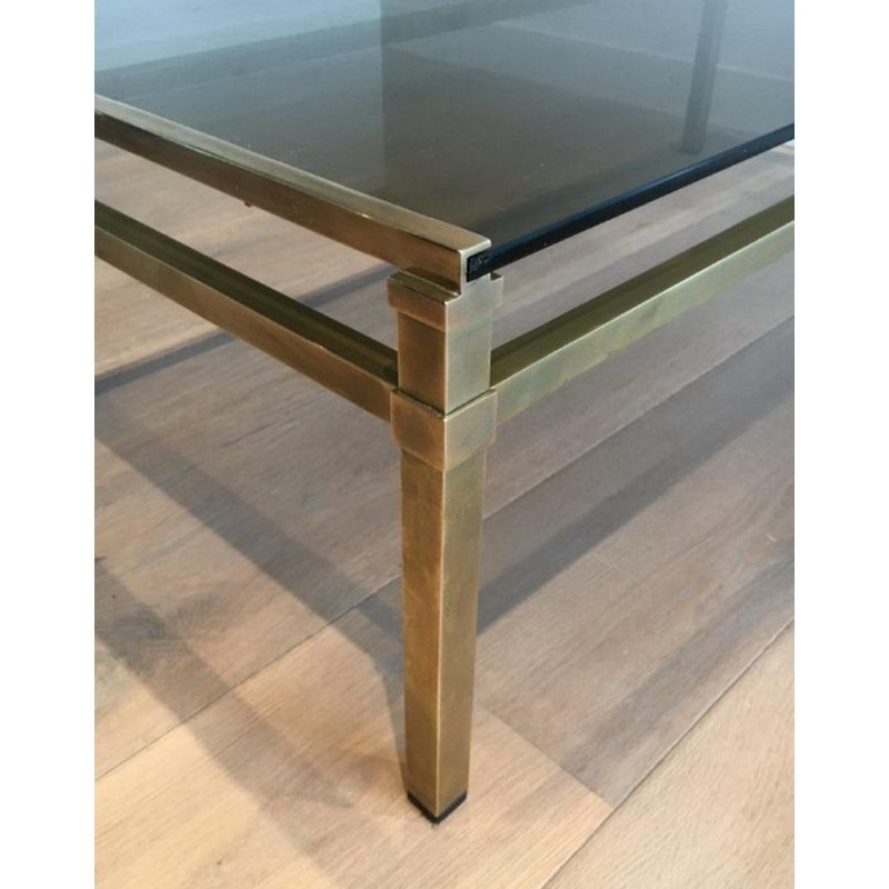 Table Basse Moderniste en Laiton