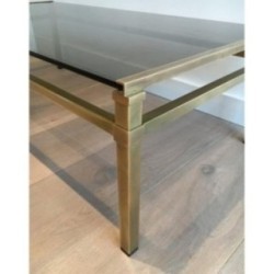 Table Basse Moderniste en Laiton