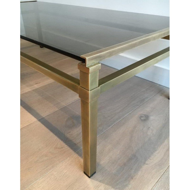 Table Basse Moderniste en Laiton