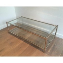 Grande Table Basse Chromée