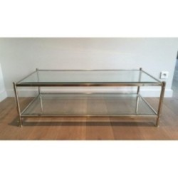 Grande Table Basse Chromée