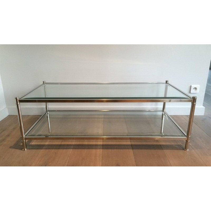 Grande Table Basse Chromée