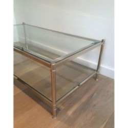 Grande Table Basse Chromée