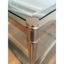 Grande Table Basse Chromée