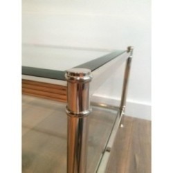 Grande Table Basse Chromée