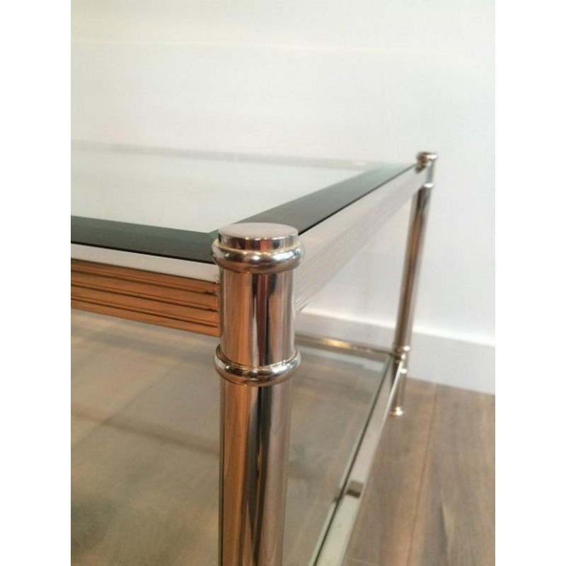 Grande Table Basse Chromée
