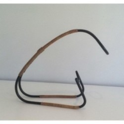 Lacquered Metal Rattan Bottle Holder 1960 | Maison BARROIS