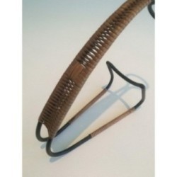 Lacquered Metal Rattan Bottle Holder 1960 | Maison BARROIS