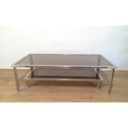 Table Basse Design Chromée