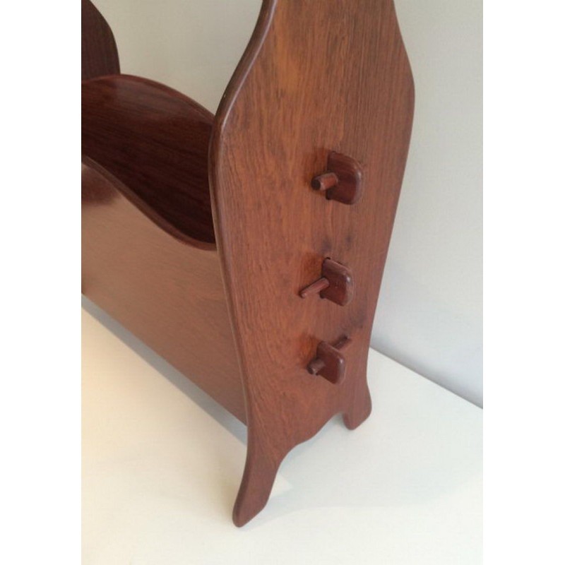 Porte-Revues Scandinave Teck 1970 | Maison BARROIS