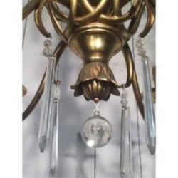 Bronze Crystal Chandelier Maison Baguès 1940 | Maison BARROIS