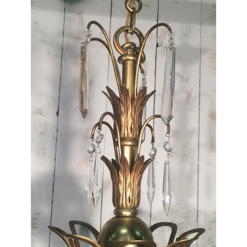 Bronze Crystal Chandelier Maison Baguès 1940 | Maison BARROIS