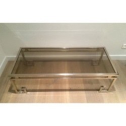 Fine Chrome Coffee Table 1970 | Maison BARROIS