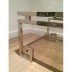 Belle Table Basse Chromée 1970 | Maison BARROIS