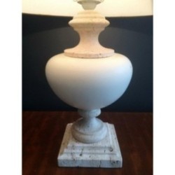 Lampe Céramique Socle Travertin 1960 | Maison BARROIS