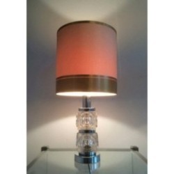 Paire de Lampes Verre & Chrome 1970 | Maison BARROIS