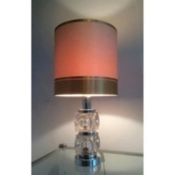Paire de Lampes Verre & Chrome 1970 | Maison BARROIS