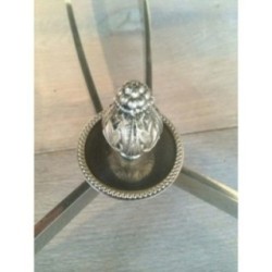 Silvered Coffee Table Style Jansen 1940 | Maison BARROIS