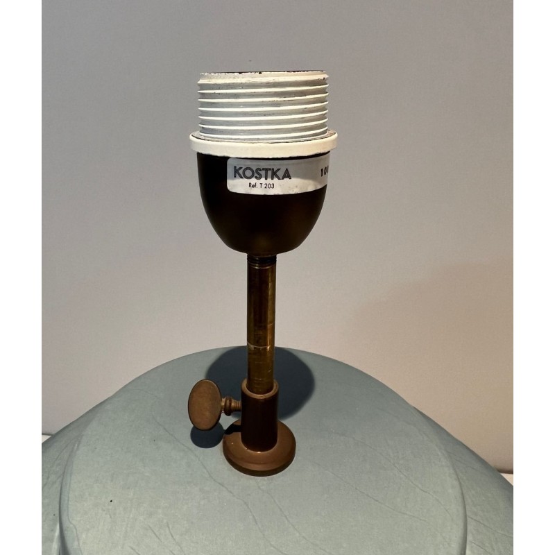 Lampe Céramique Bleue par Kosta, Travail Suédois, vers 1970