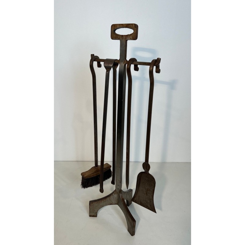 Nécessaire de Feu Moderniste Acier 1970 | Maison BARROIS