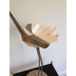 Stylized Metal & Shell Bird 1960 | Maison BARROIS