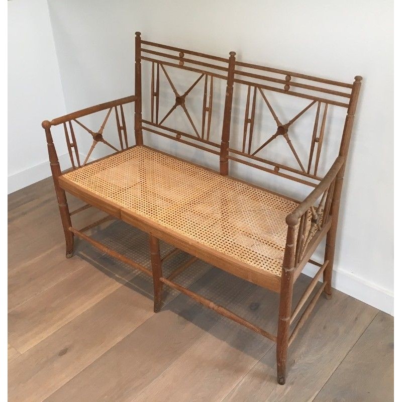 Banc en Bois Vers 1950 | Maison BARROIS