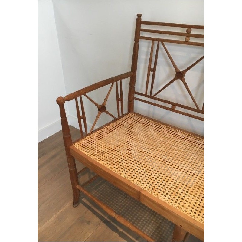 Banc en Bois Vers 1950 | Maison BARROIS