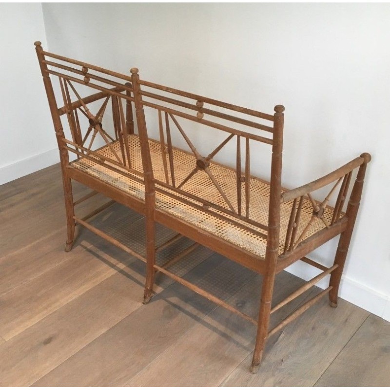 Banc en Bois Vers 1950 | Maison BARROIS