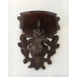 Small Stag's Head Console Black Forest 1900 | Maison BARROIS