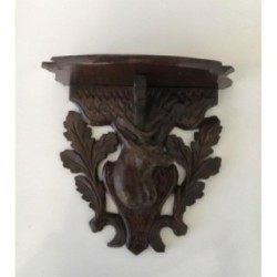 Small Stag's Head Console Black Forest 1900 | Maison BARROIS