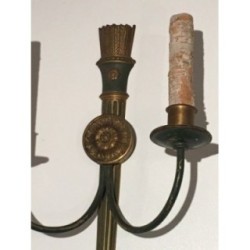 Empire-Style Bronze Wall Sconces 1940 | Maison BARROIS