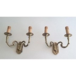 Neoclassical Bronze Wall Sconces 1970 | Maison BARROIS