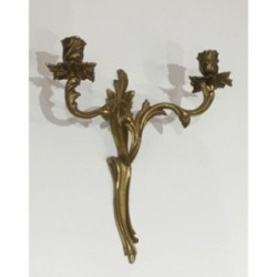 Pair of Bronze Wall Sconces Louis XV | Circa 1950 - Maison BARROIS