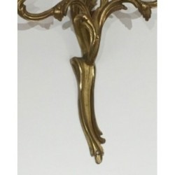 Pair of Bronze Wall Sconces Louis XV | Circa 1950 - Maison BARROIS
