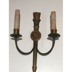 Empire-Style Bronze Wall Sconces 1940 | Maison BARROIS