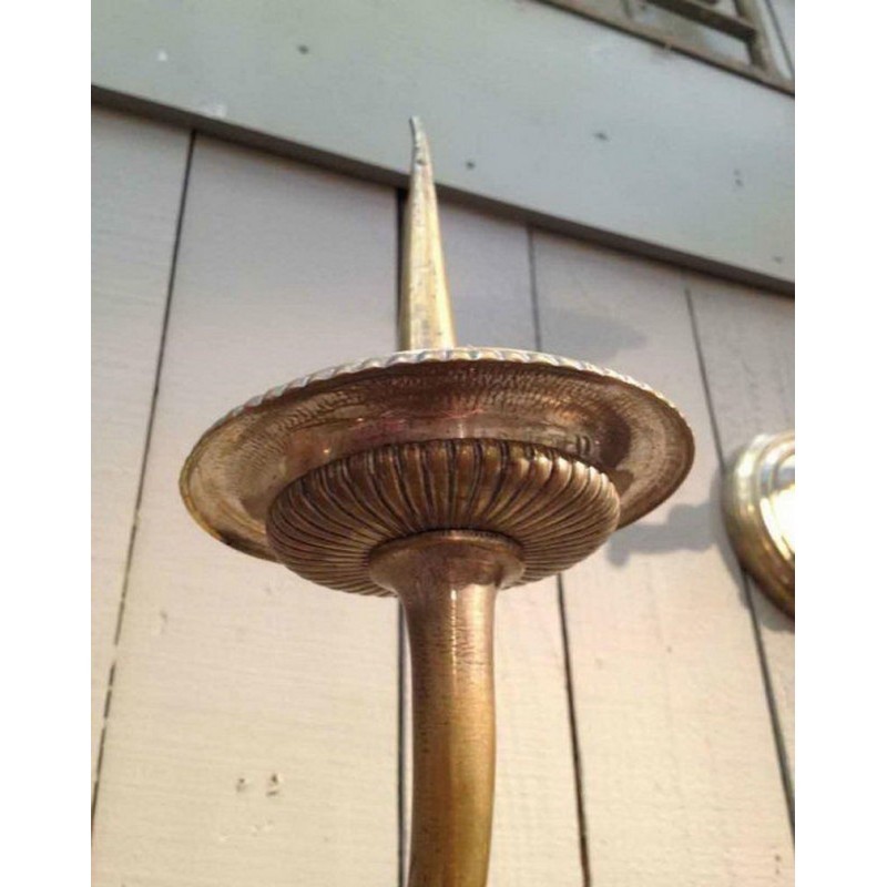 Importante Paire d'Appliques Bronze XVIIIᵉ siècle | Maison BARROIS