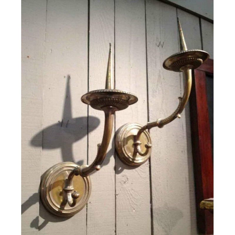 Important Pair of Bronze Wall Sconces 18th Century | Maison BARROIS