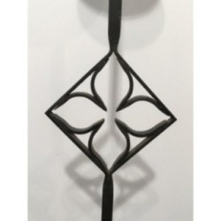 Wrought Iron Floor Lamp Circa 1950 | Maison BARROIS