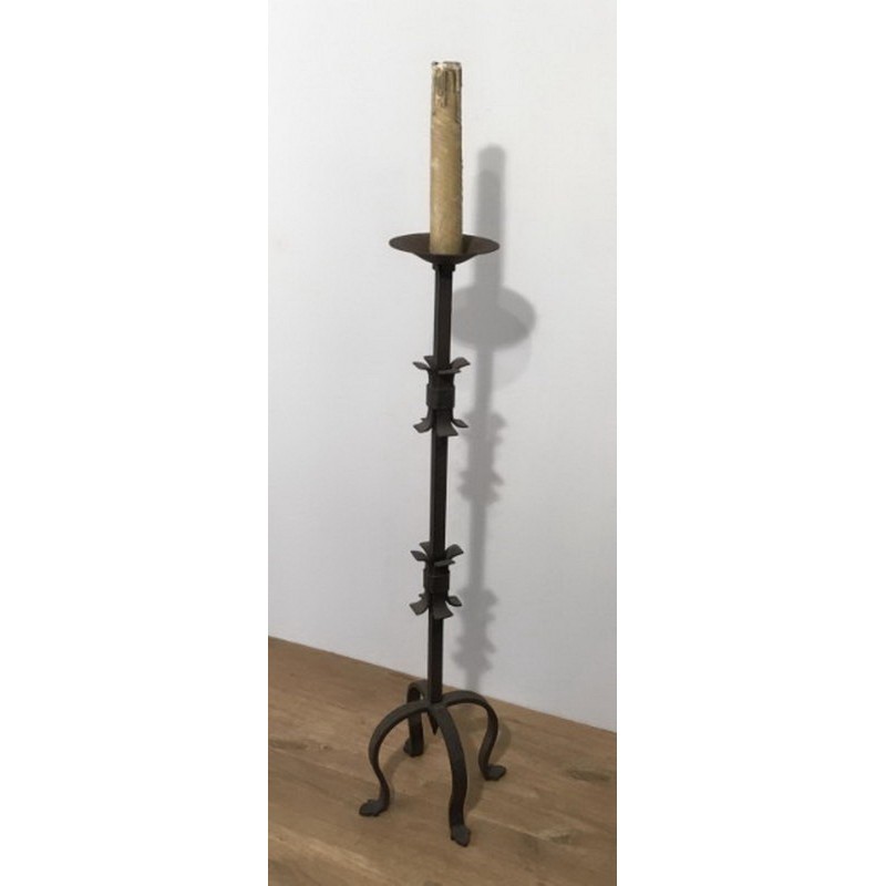 Wrought Iron Floor Lamp Circa 1950 | Maison BARROIS