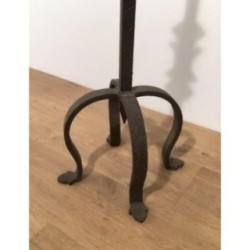 Wrought Iron Floor Lamp Circa 1950 | Maison BARROIS