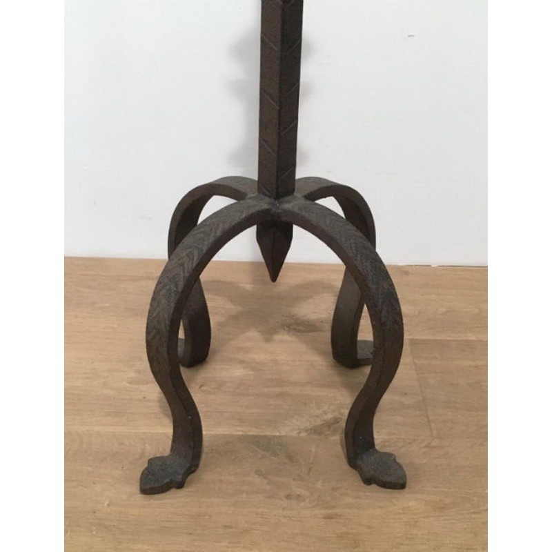 Wrought Iron Floor Lamp Circa 1950 | Maison BARROIS