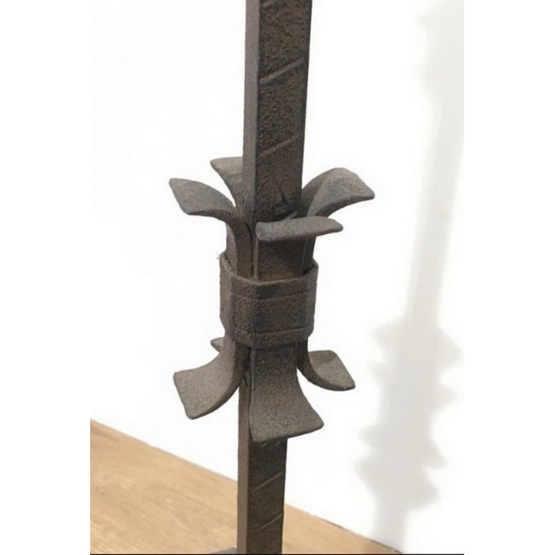 Lampe de Parquet en Fer Forgé Vers 1950 | Maison BARROIS