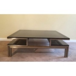 Table Basse Guy Lefèvre Maison Jansen 1970 | Maison BARROIS