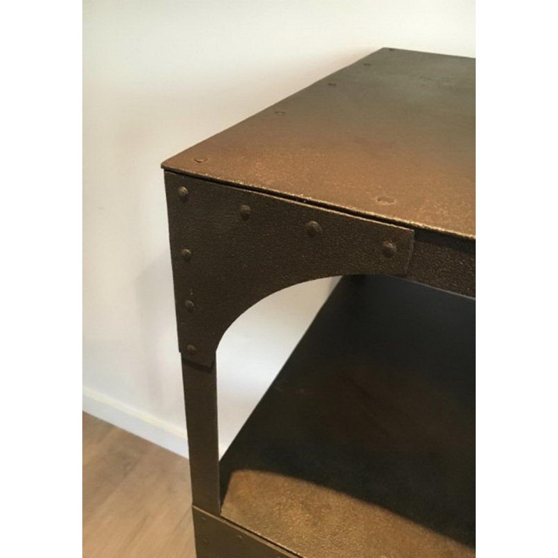 Industrial Iron Shelf Circa 1900 | Maison BARROIS