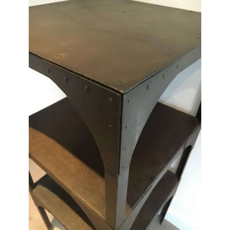 Industrial Iron Shelf Circa 1900 | Maison BARROIS