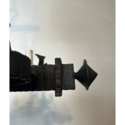 Wrought Iron Gothic Chandelier 4 Lights 1940 | Maison BARROIS