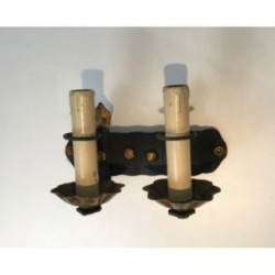 Pair of Wrought Iron Wall Sconces Circa 1940 | Maison BARROIS