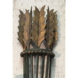 Paire d'Appliques en Fer Forgé Vers 1940 | Maison BARROIS