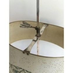 Lampe Bouillotte Louis XVI Argentée Vers 1900